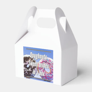 Doughnuts Sweet Bribes In A Box Bedankdoosjes
