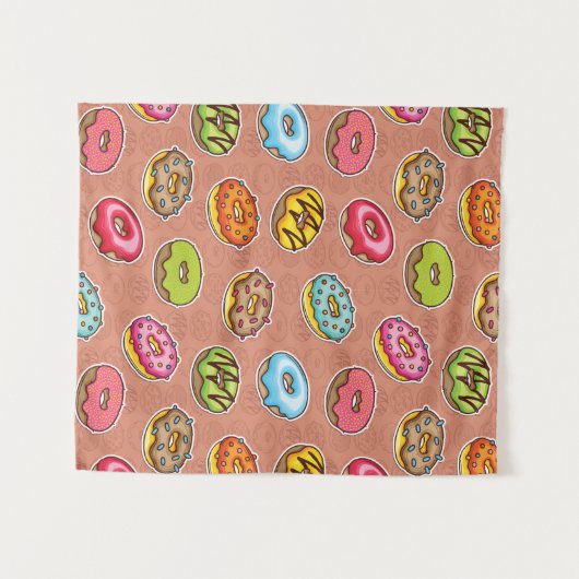 Doughnuts  wandkleed (Voorkant (horizontaal))