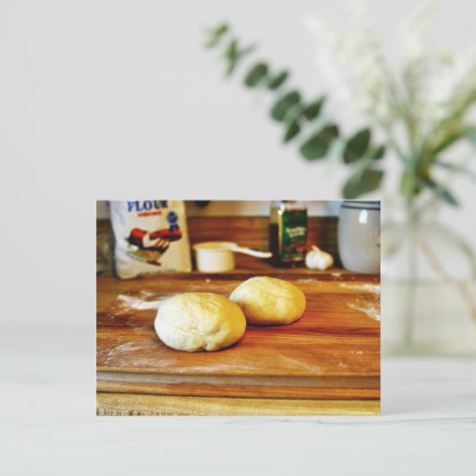 Doughs voor Pizza Briefkaart (Staand voorkant)