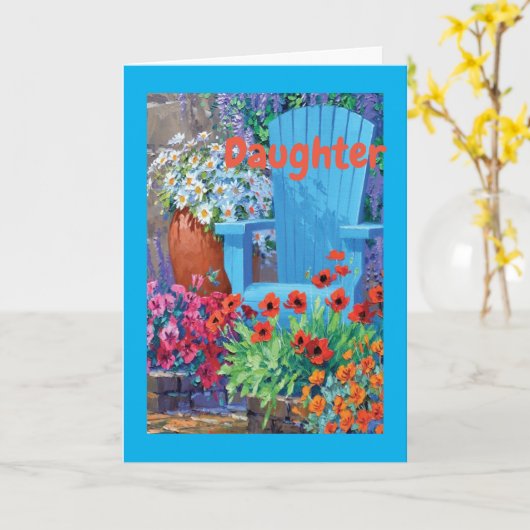 **DOUGHTER** U BENT "GELOOFD" GEZIEN OP DE GROTE K KAART (Gele Bloem)