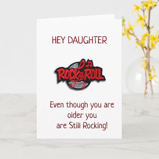 **DOUGHTER** U KLIKT OP UW BIEDDAAGKAART KAART (Gele Bloem)