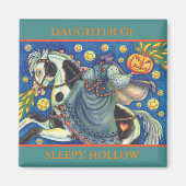 DOUGHTER VAN SLEEPY HOLLOW HALLOWEEN MAGNET Square (Voorkant)