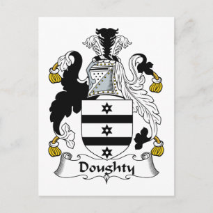 Doughty Family Crest Briefkaart