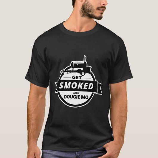 Dougie Mo BBQ Catering Exclusieve aangepaste kledi T-shirt (Voorkant)