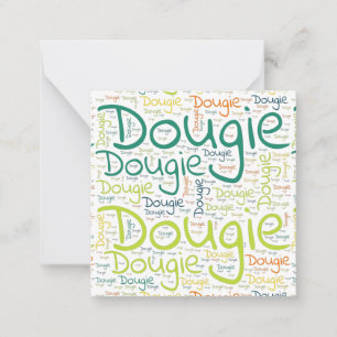 Dougie Notitiekaartje