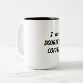 Dougie's koffie-Mok Tweekleurige Koffiemok (Voorkant links)