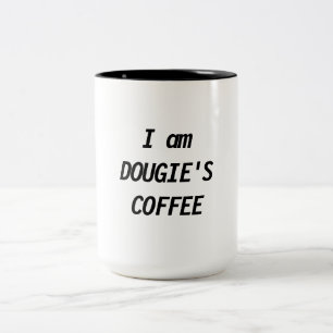 Dougie's koffie-Mok Tweekleurige Koffiemok