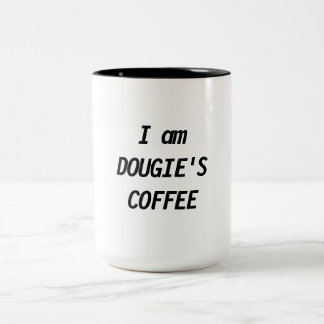 Dougie's koffie-Mok Tweekleurige Koffiemok