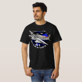 Douglas A-1 Skyraider Aanval Vliegtuig T-shirt (Voorkant volledig)