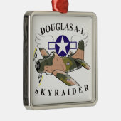 douglas a-1 skyraider metalen ornament (Rechts)