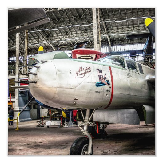 Douglas A-26 Invader Foto Afdruk (Voorkant)