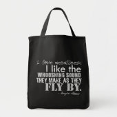 Douglas Adams Deadlines Quote Tote Bag (Voorkant)