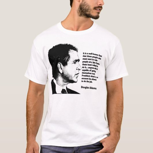 Douglas Adams T-shirt (Voorkant)