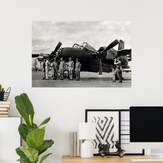 Douglas B-26K Vader Poster (Thuiskantoor)