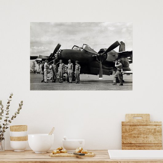 Douglas B-26K Vader Poster (Keuken)