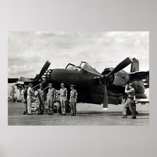 Douglas B-26K Vader Poster (Voorkant)