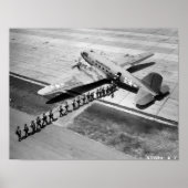Douglas C-47 and Airborne Trainees Poster (Voorkant)
