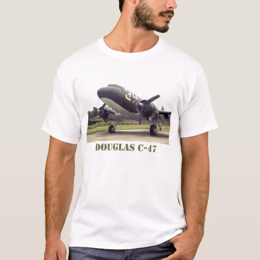 Douglas C-47 Mannen T-Shirt (Voorkant)