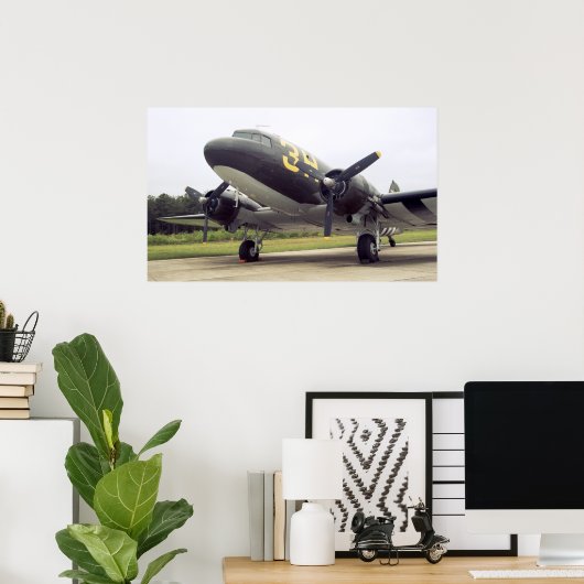 Douglas C-47 Poster (Thuiskantoor)