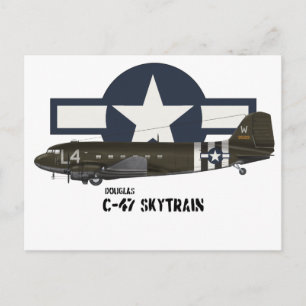 Douglas C-47 Skytrain Briefkaart