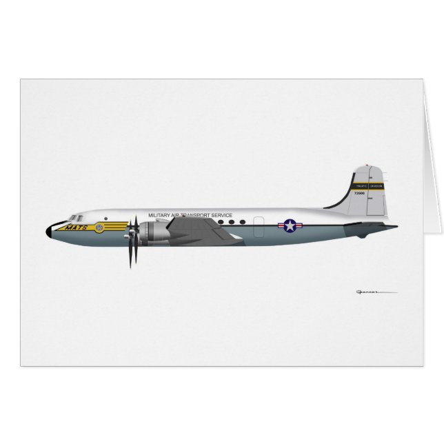 Douglas C-54 Skymaster 72500 (Voorkant Horizontaal)