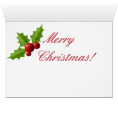 Douglas Castle - Seat of Clan Douglas Holiday Kaar (Binenzijde Horizontaal (Onderkant))