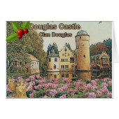 Douglas Castle - Seat of Clan Douglas Holiday Kaar (Voorkant Horizontaal)