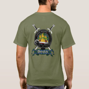 Douglas Clan Badge & Swords T-Shirt