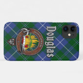 Douglas Clan Badge & Tartan Telefoon Case (Achterkant (horizontaal))