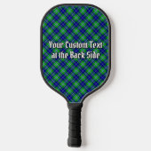 Douglas Clan Crest over tartan Pickleball Paddle (Achterkant)