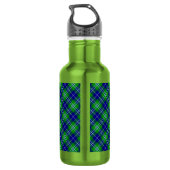 Douglas Clan Crest over tartan Waterfles (Achterkant)