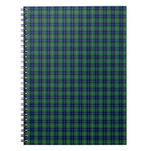 Douglas Clan Family Tartan Notitieboek (Voorkant)