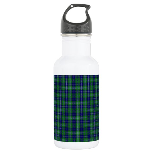 Douglas Clan Family Tartan Waterfles (Voorkant)