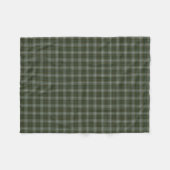 Douglas Clan Loden Green Reproduction Tartan Fleece Deken (Voorkant (Horizontaal))