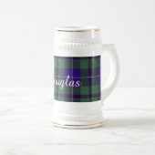 Douglas clan Pset Scottish tartan Bierpul (Voorkant rechts)