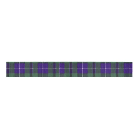 Douglas clan Pset Scottish tartan Grosgrain Lint (Voorkant)