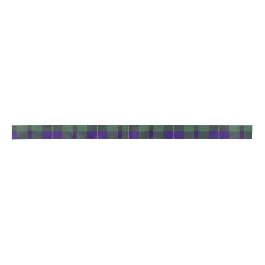 Douglas clan Pset Scottish tartan Satijnen Lint (Voorkant)