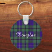 Douglas clan Pset Scottish tartan Sleutelhanger (Voorkant)