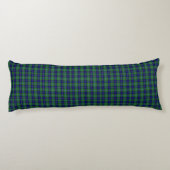 Douglas Clan Tartan Plaid Body Pillow Lichaamskussen (Achterkant)