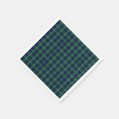 Douglas Clan Tartan Plaid Papieren servetten (Hoek)