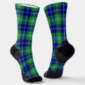 Douglas Clan Tartan Plaid Scottish Pattern Sokken (Gebogen)