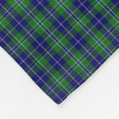 Douglas Clan Tartan Pset Fleece Blanket Deken (Hoek)