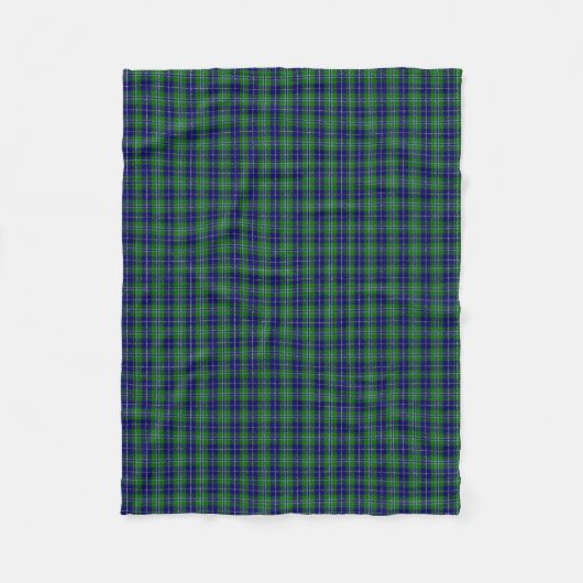Douglas Clan Tartan Pset Fleece Blanket Deken (Voorkant)