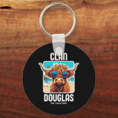 Douglas Clan Vakantie Schotse Familienaam Partij Sleutelhanger (Voorkant)