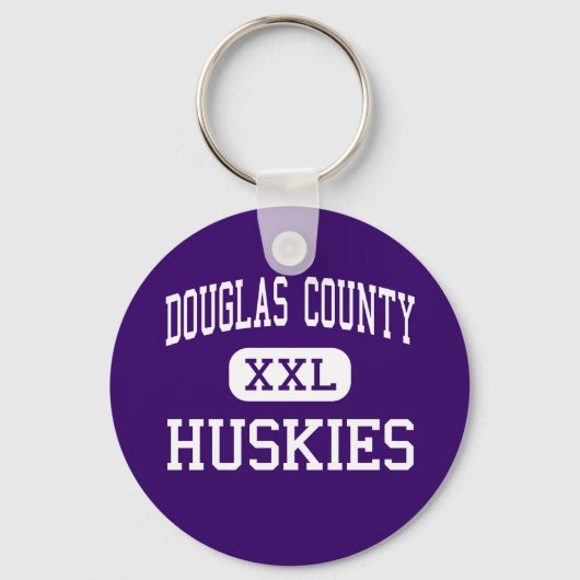 Douglas County - Huskies - High - Castle Rock Sleutelhanger (Voorkant)