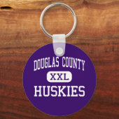 Douglas County - Huskies - High - Castle Rock Sleutelhanger (Voorkant)