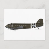 Douglas Dakota C-47 Argonia Briefkaart (Voorkant)