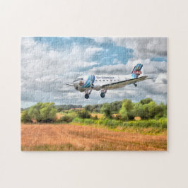 Douglas Dakota DC3 op finale Legpuzzel