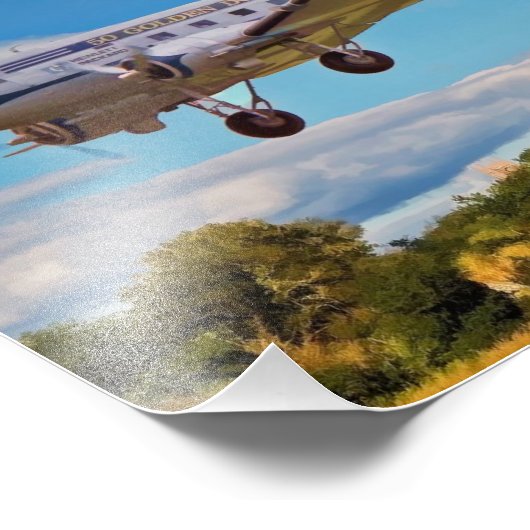 Douglas Dakota DC3 (PH-DDA) Foto Afdruk (Hoek)