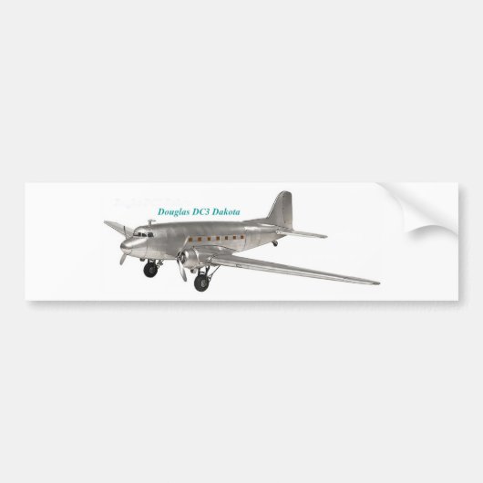 Douglas DC3 Dakota Bumpersticker (Voorkant)